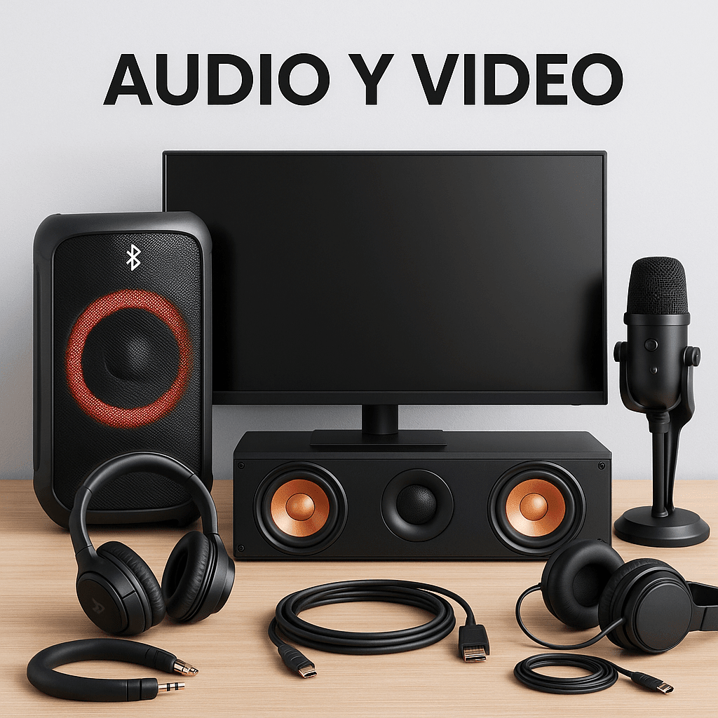 Audio y Video - Items Digital Spa – Tecnología, Hogar y Fitness en un solo lugar
