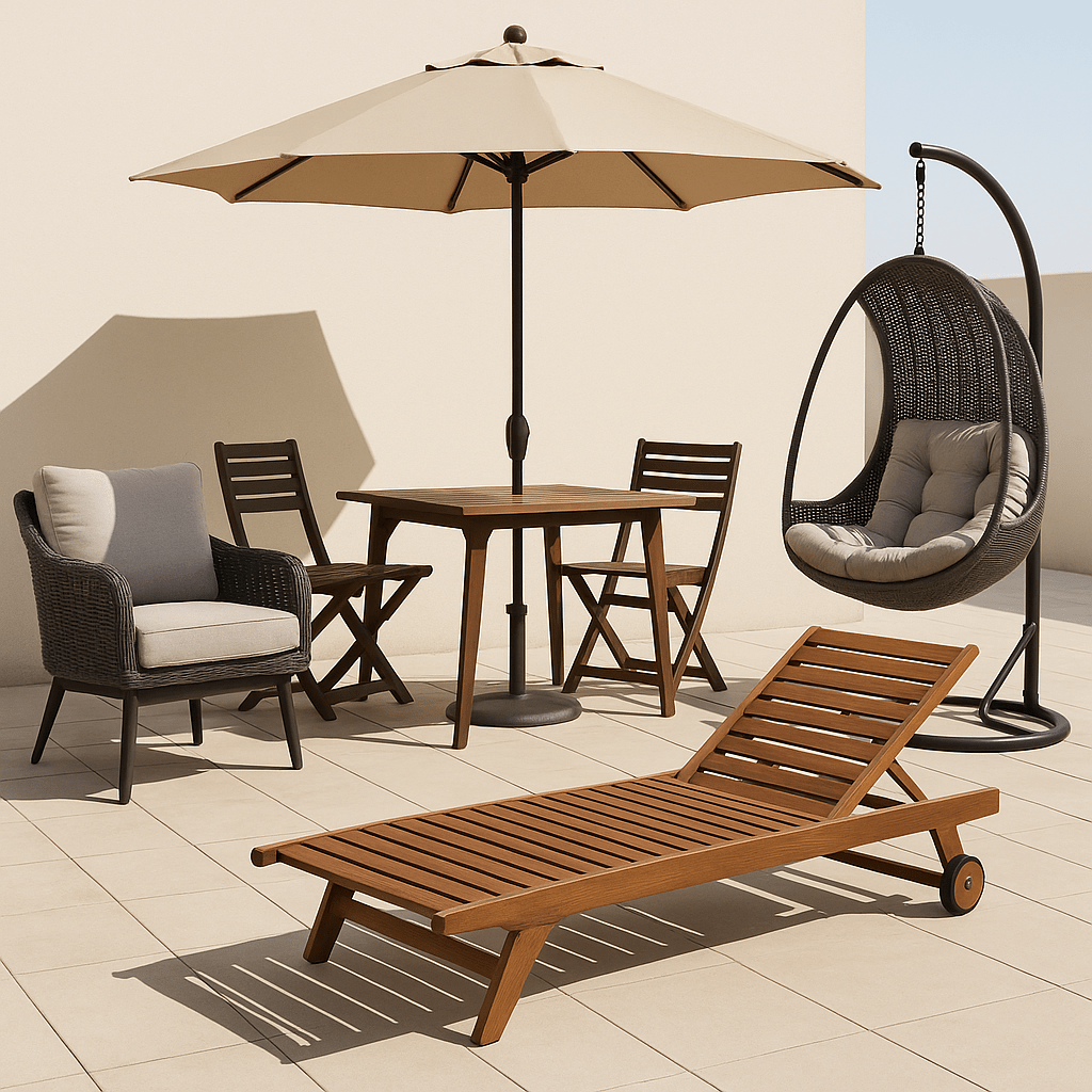 Muebles y Terraza - Ítems Digital Spa