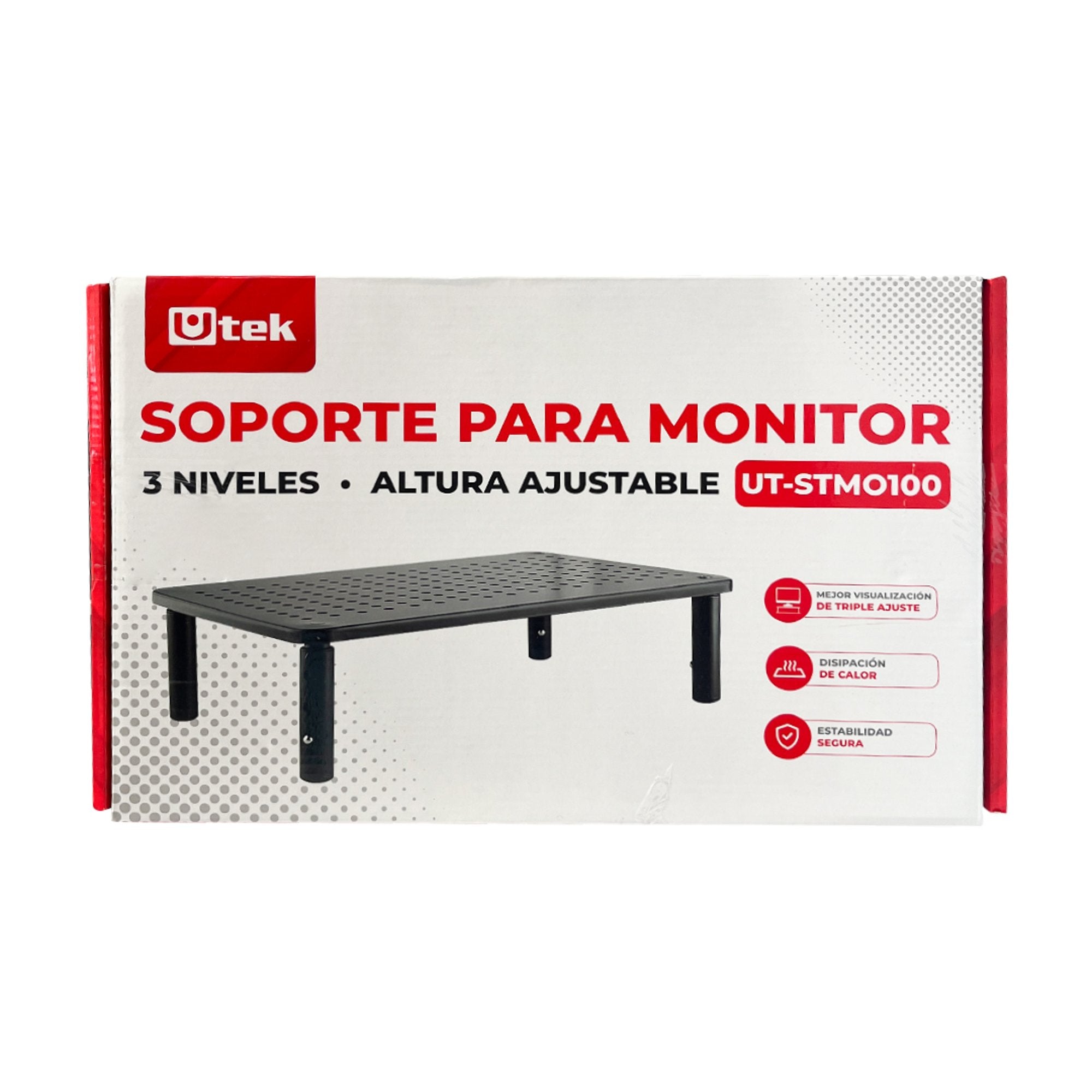 Soporte para Monitor Ajustable en 3 Niveles UT-STMO100 - soporte monitor