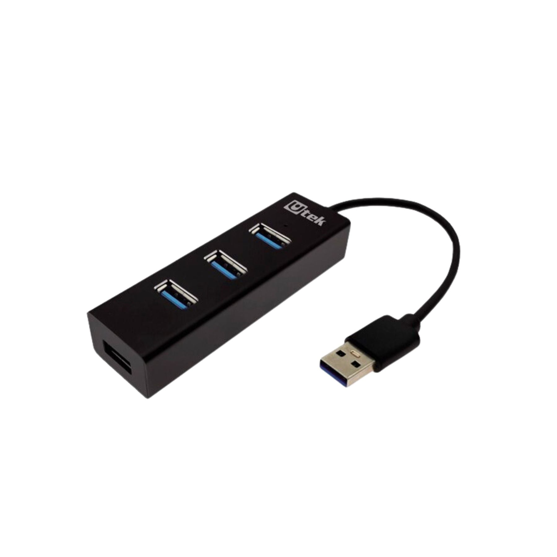 HUB 4 Puertos USB 3.1 Utek Calidad Premium Cable - puertos utek