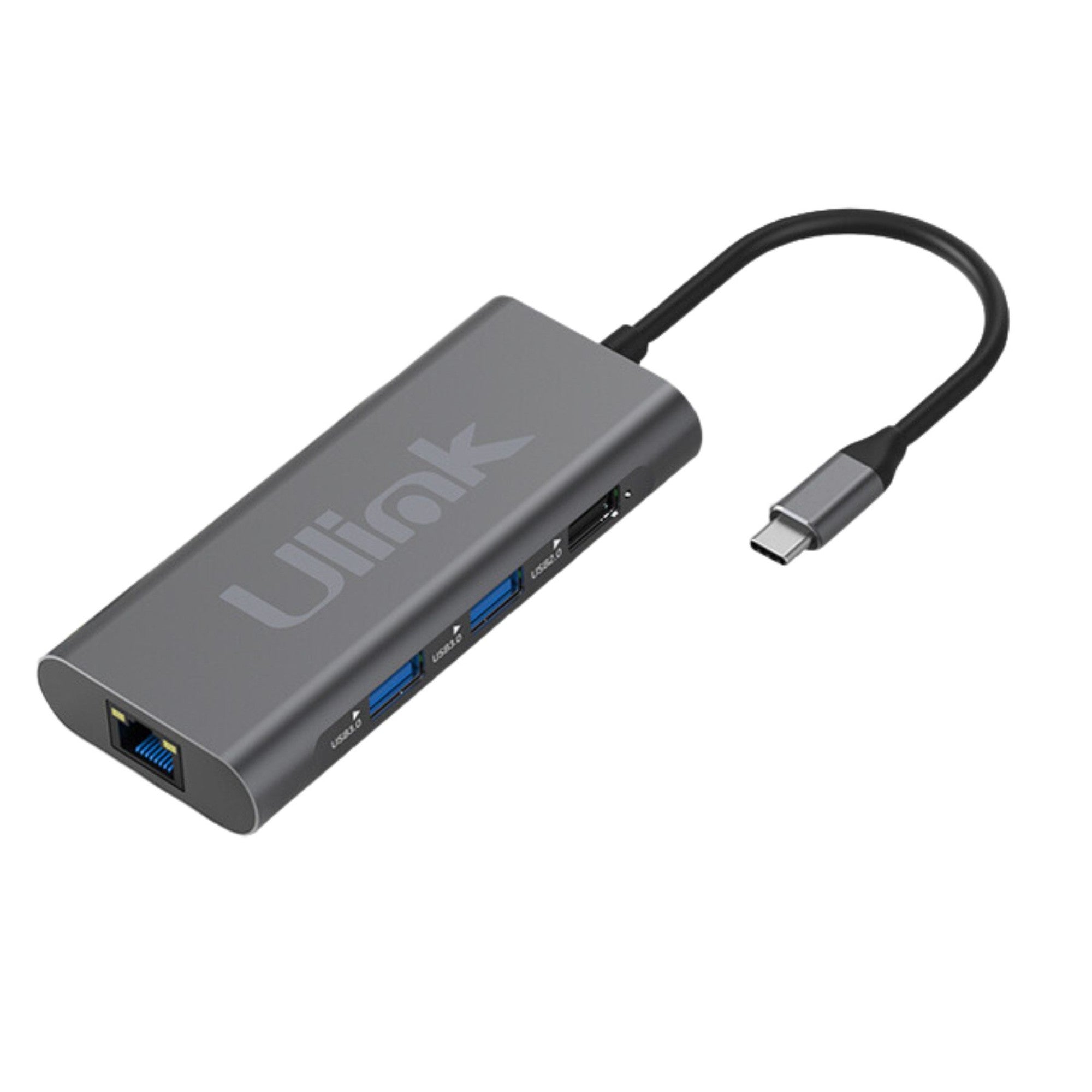 Adaptador Multipuerto USB C 8 en 1 Ulink Alta Calidad - adaptador multipuerto
