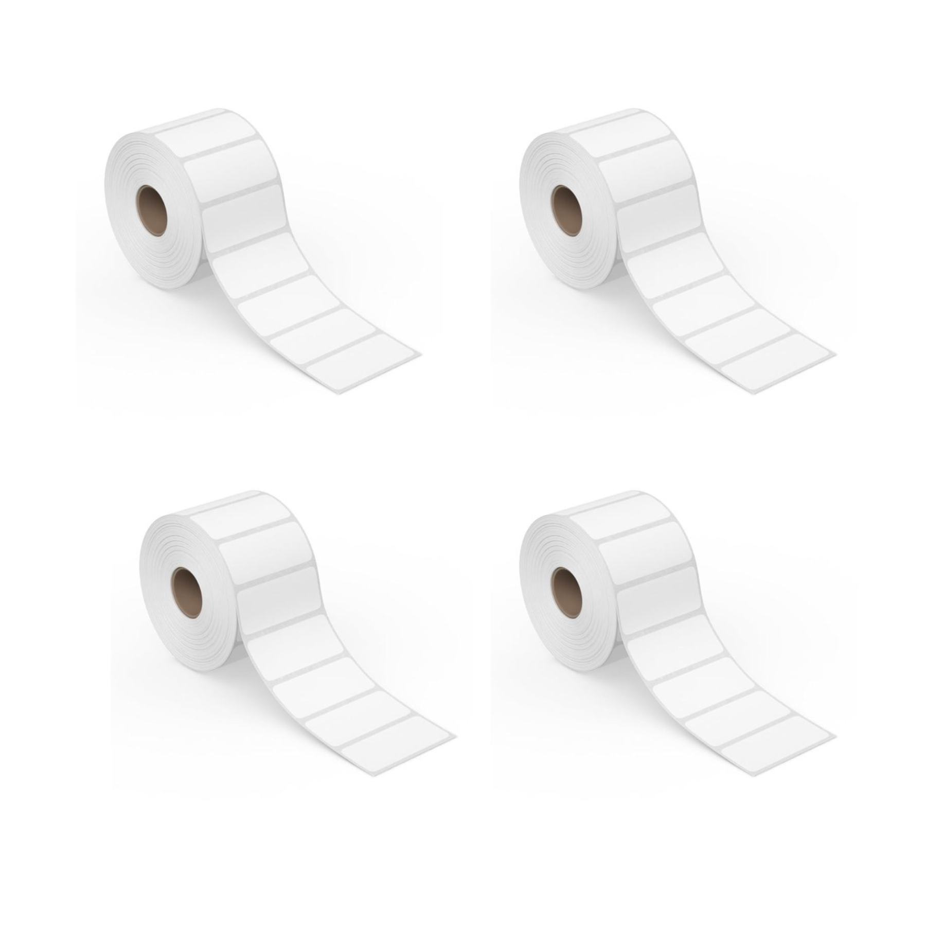 Rollo de Etiqueta Térmica Autoadhesiva 60x40mm 500u Pack X4 - ideal impresoras