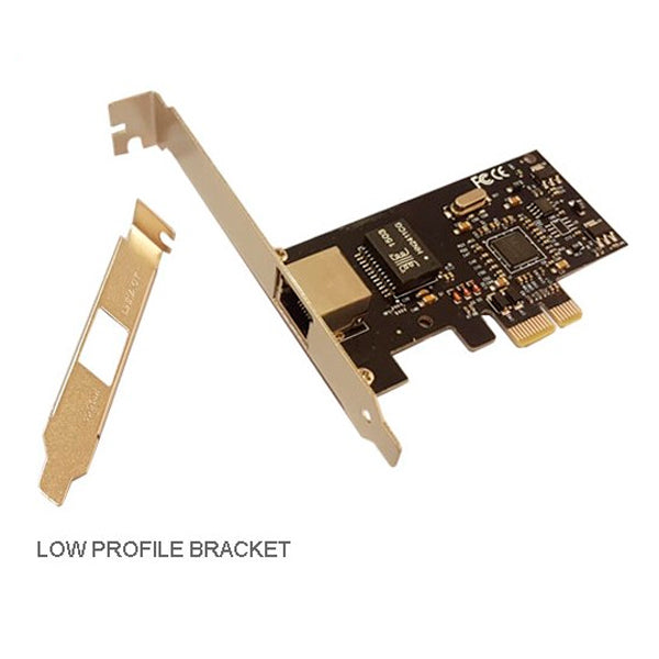 Tarjeta PCI Express Gigabit con Bracket Low Profile Adiciona - tarjeta gigabit
