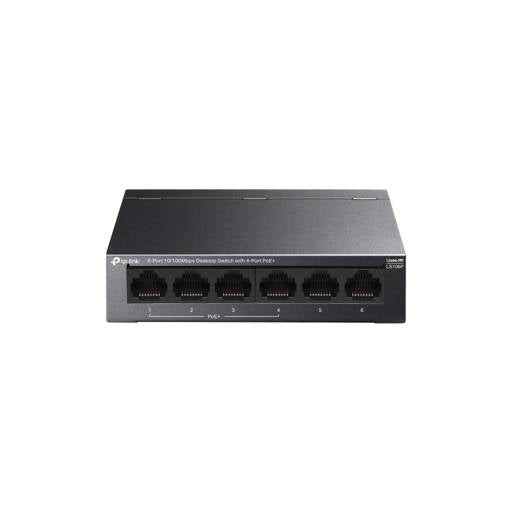 Switch TP-Link LS106P 6 puertos con 4 PoE+ hasta 65 W