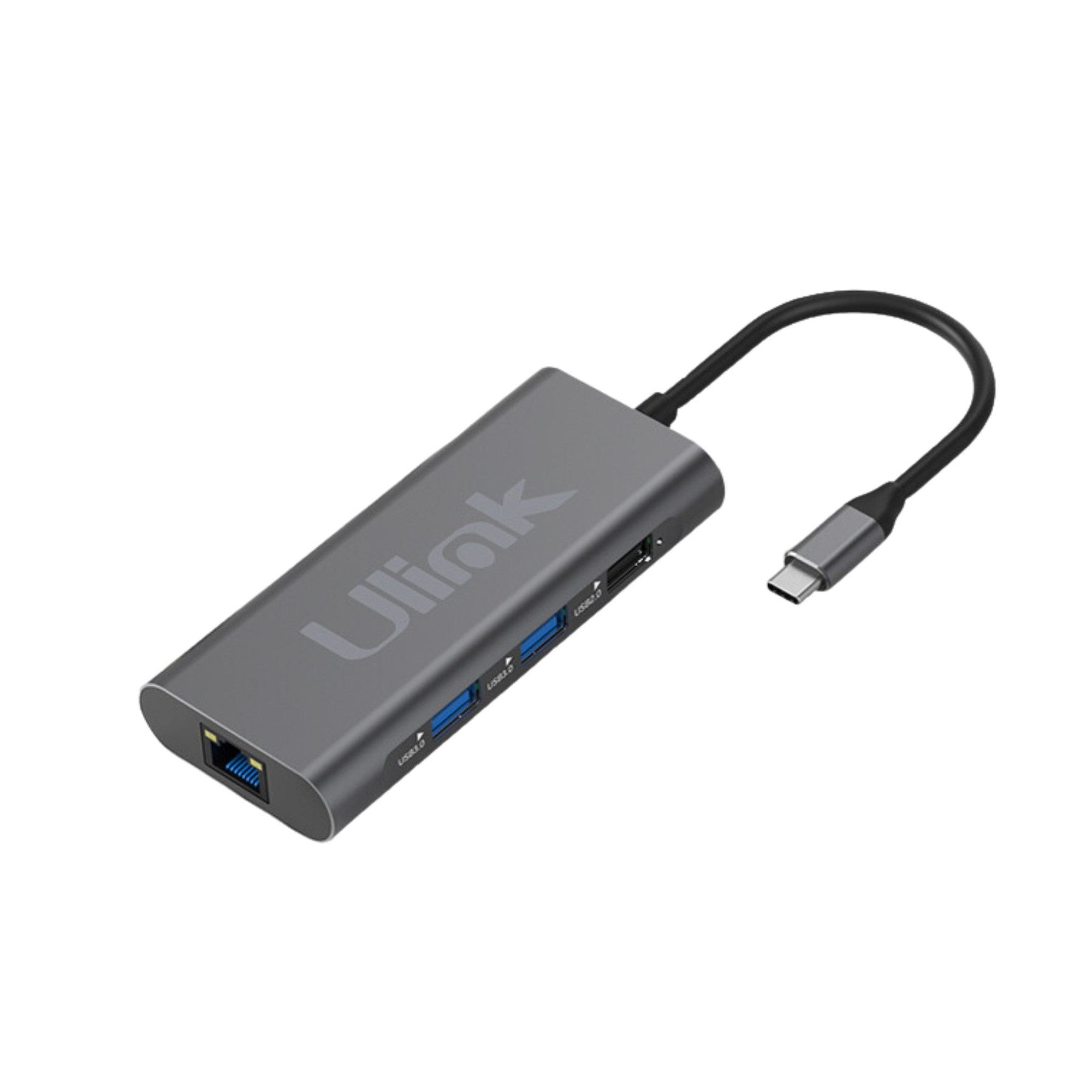 Adaptador Multipuerto USB C 8 en 1 Ulink Alta Calidad - adaptador multipuerto