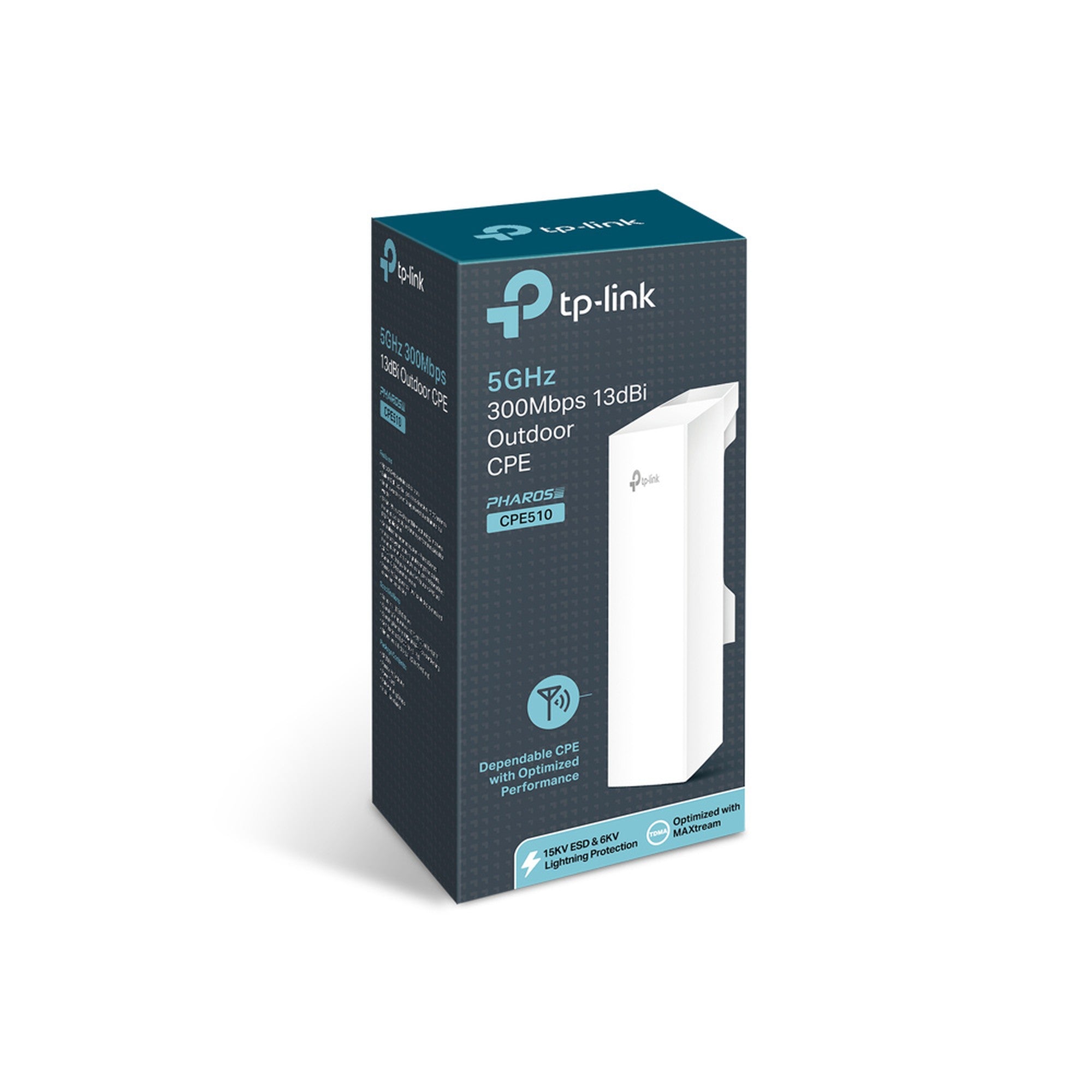Antena Direccional Exterior 5GHz a 300Mbps 13dBi CPE510 - link cpe510