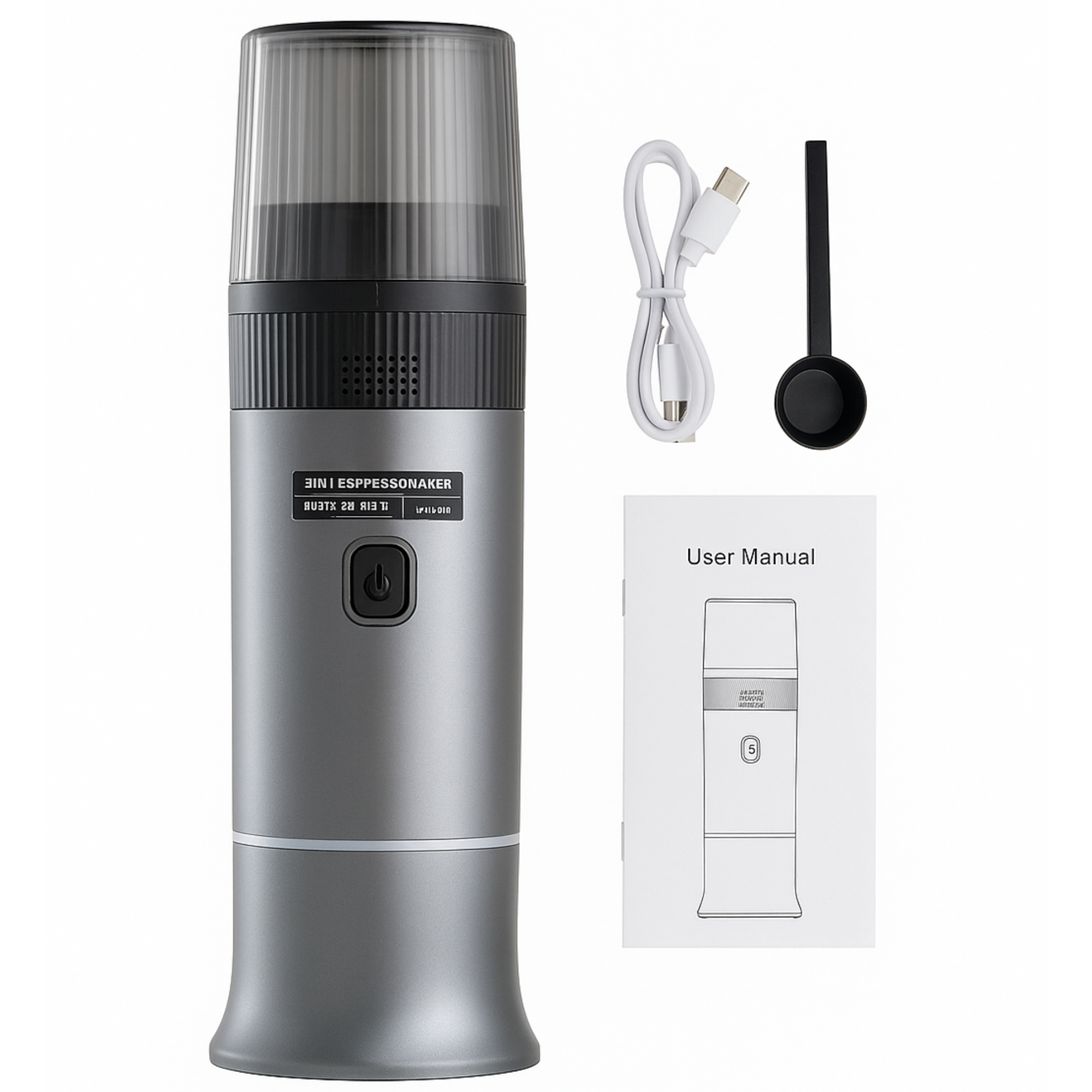 Cafetera Portátil Espresso Maker 3 en 1 Recargable - cafetera espresso