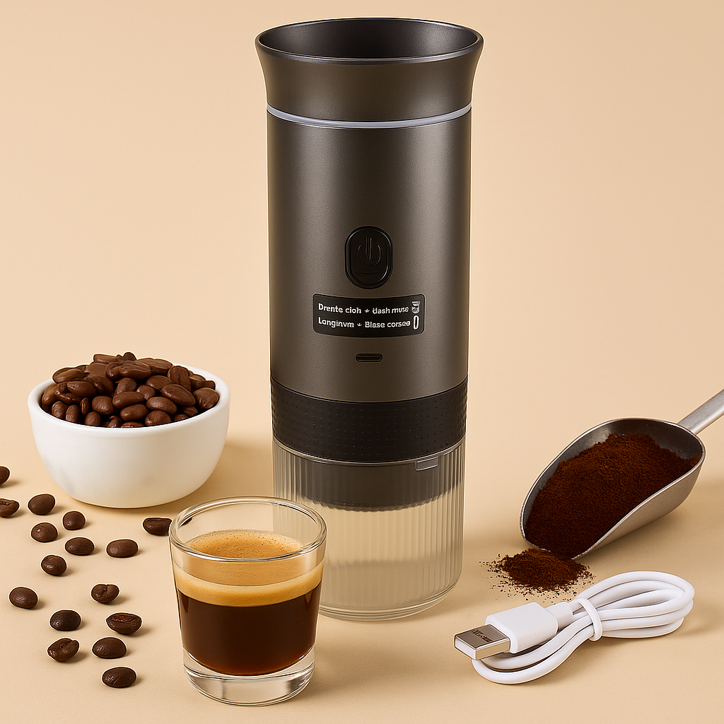 Cafetera Portátil Espresso Maker 3 en 1 Recargable