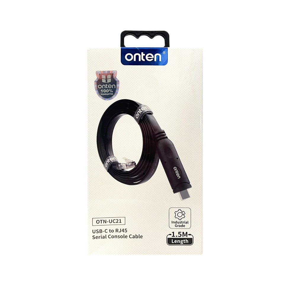 Cable consola USB-C a RJ45 1.5 m Onten OTN-UC21