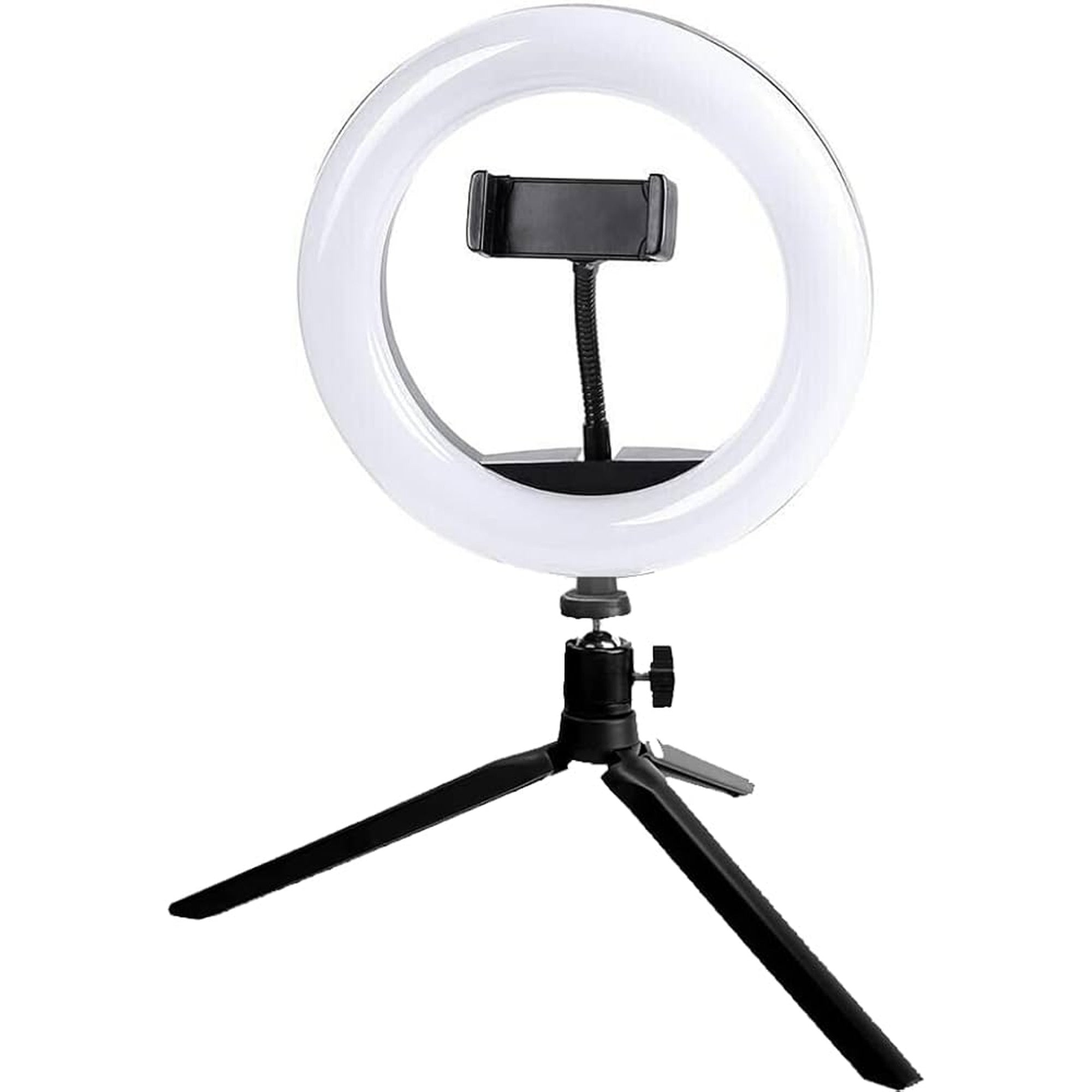 Aro de Luz de 8" con Soporte Tripode para Mesas - soporte trípode