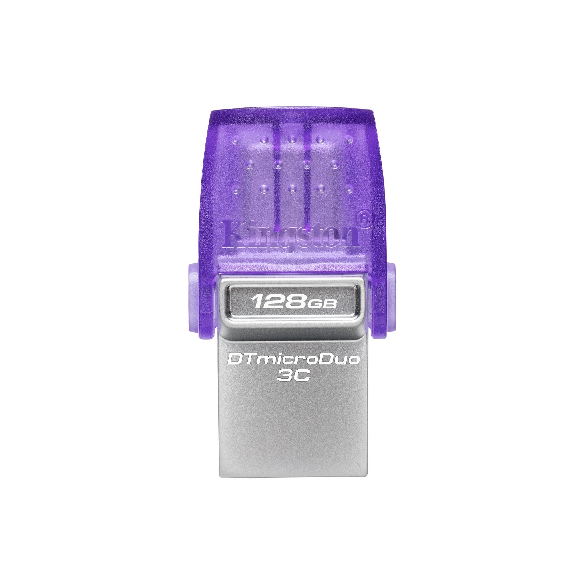 Pendriver 128GB DT Micro Duo 3C USB-A y USB-C DTDUOO3CG3/128 - pendrive kingston