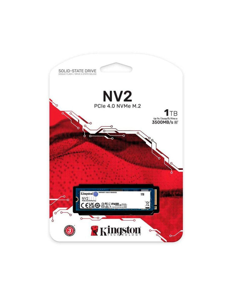 Disco Solido Ssd 1TB M.2 Nvme Kingston Nv2 Pcie 4.0 - modelo snv2s