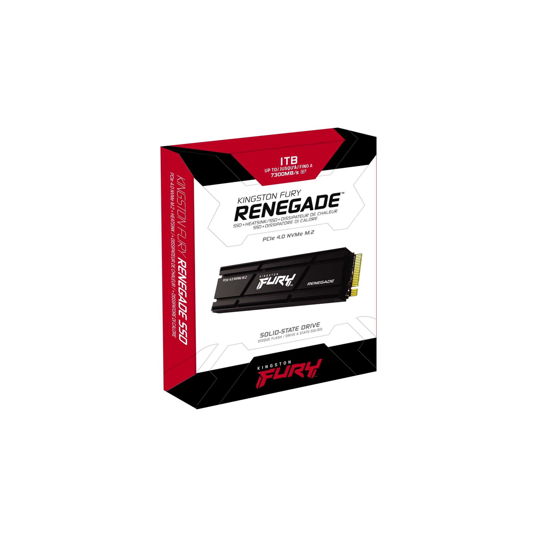 SSD 1TB Kingston FURY Renegade PCIe 4.0 NVMe M.2