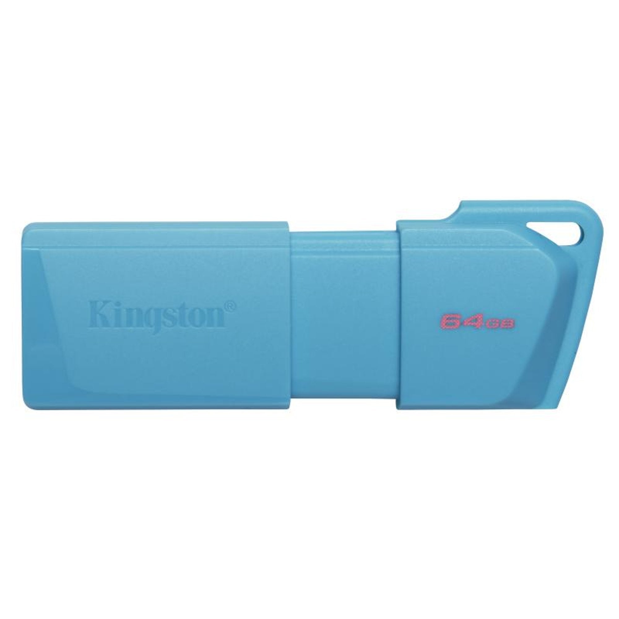 Pendrive 64GB Kingston USB 3.2 DataTraveler ExodiaM Turquesa - solución almacenamiento