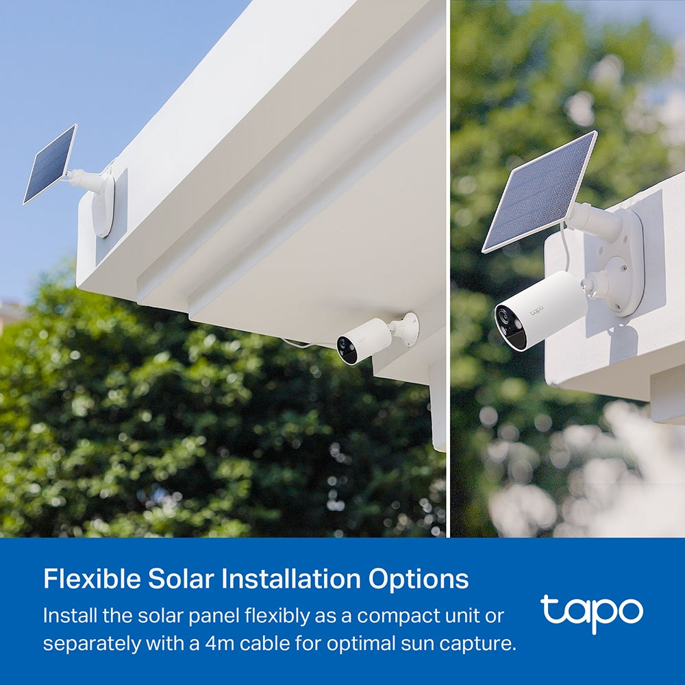 Kit de Cámara de Seguridad Wi-Fi con Panel Solar Tapo C410 K - link tapo