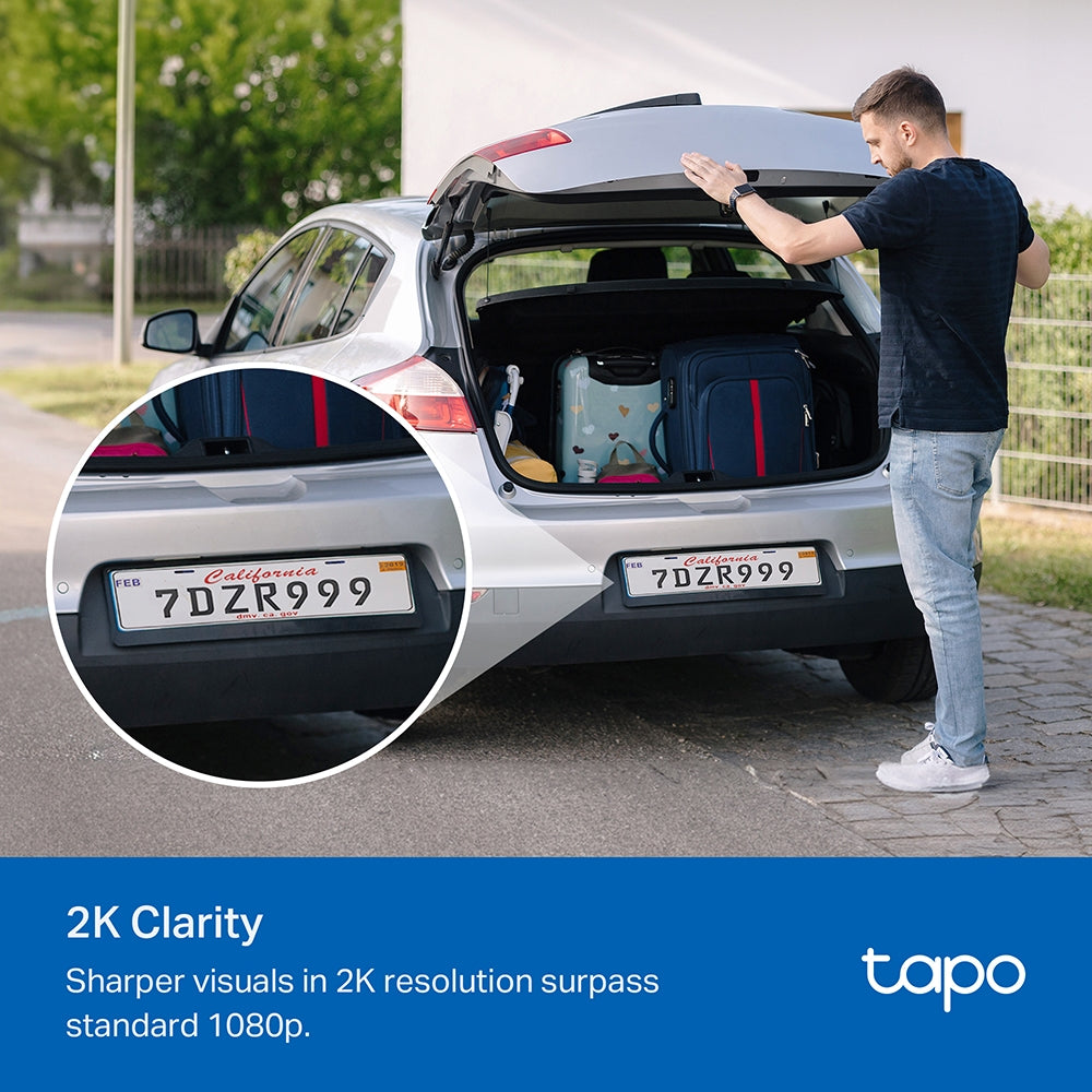 Kit de Cámara de Seguridad Wi-Fi con Panel Solar Tapo C410 K - link tapo