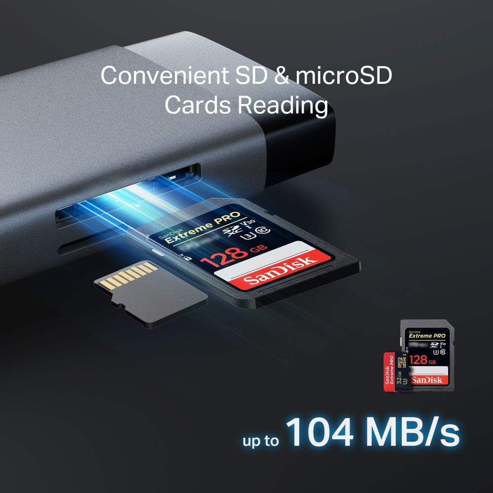 Adaptador USB Hub USB Tipo-C 9 en 1 UH9120C