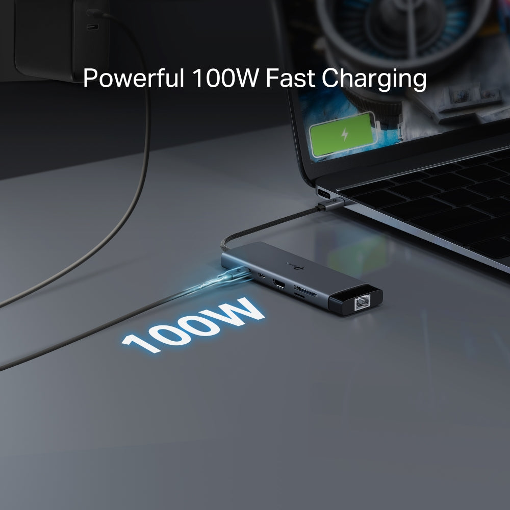 Adaptador USB Hub USB Tipo-C 9 en 1 UH9120C