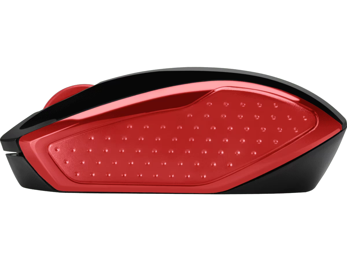 Mouse Inalámbrico HP 200 Rojo 1000 DPI Con Receptor USB