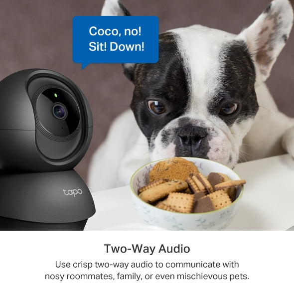 Camara de Seguridad Motorizada Wifi 3MP 2k Tapo C211 Negra