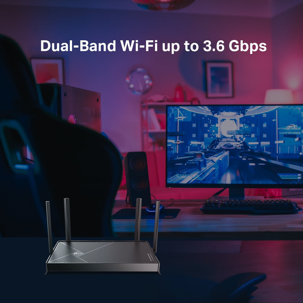 Router Dual Band Wifi 7 Archer BE230 Be3600 EasyMesh Usb