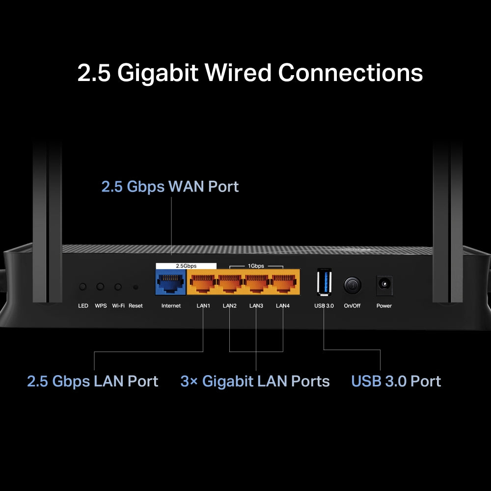 Router Dual Band Wifi 7 Archer BE230 Be3600 EasyMesh Usb