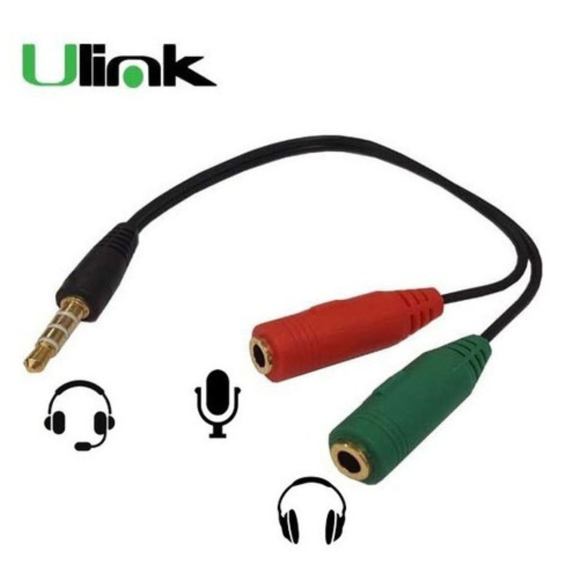 Adaptador Audífono Y Micrófono A Un Plug 3.5mm - ideal aquellos