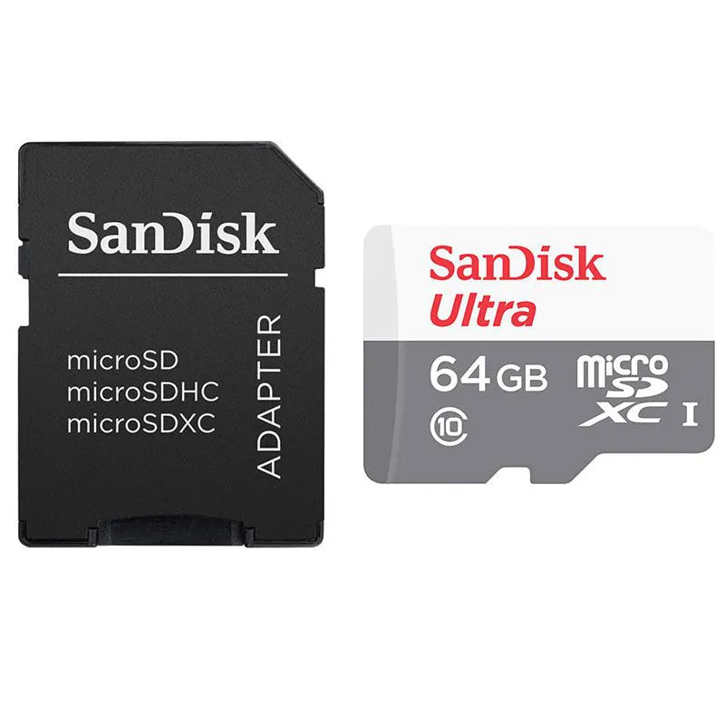 Tarjeta De Memoria Micro SD 64GB Sandisk Ultra Con Adaptador - tarjeta memoria