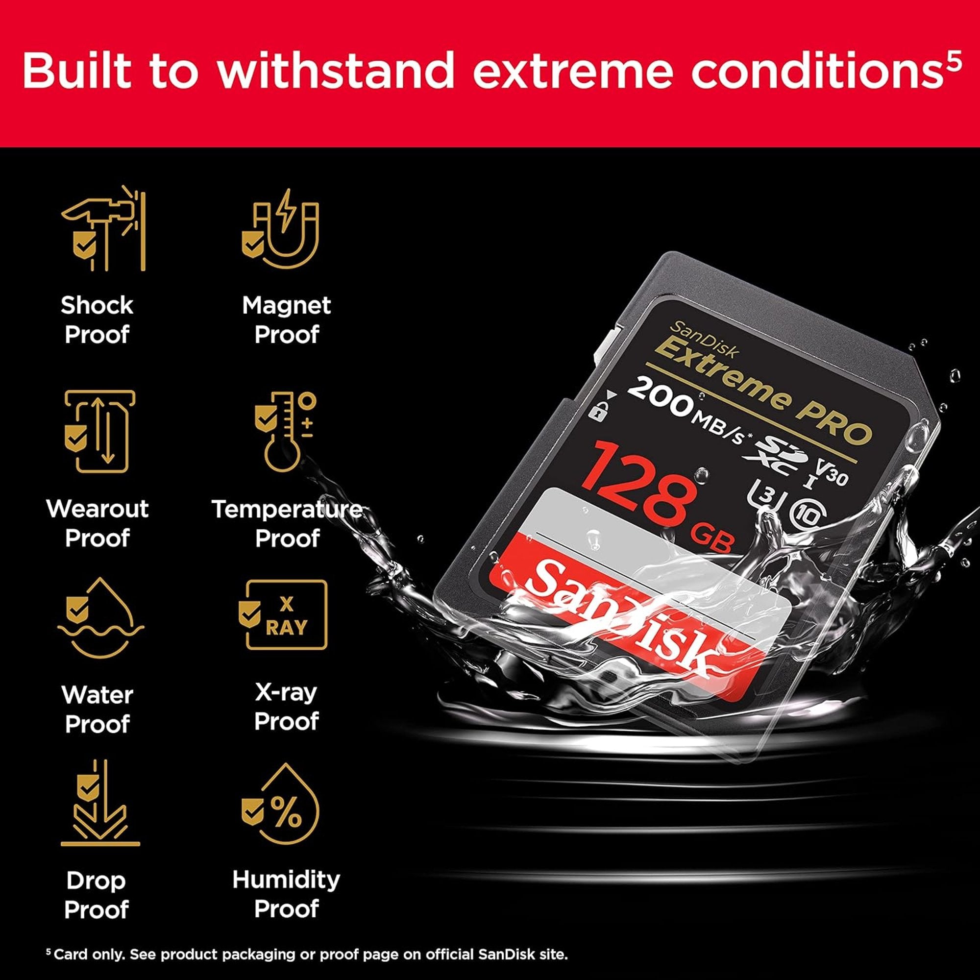 Memoria SD 128 Gb Extreme Pro SDXC UHS-I SanDisk - sandisk extreme