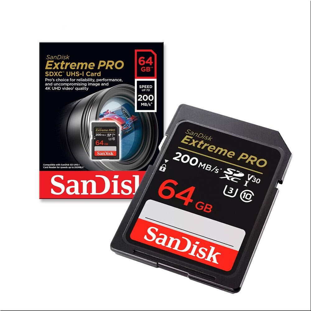 Memoria SD 64 Gb Extreme Pro SDXC UHS-I SanDisk - dispositivo permite