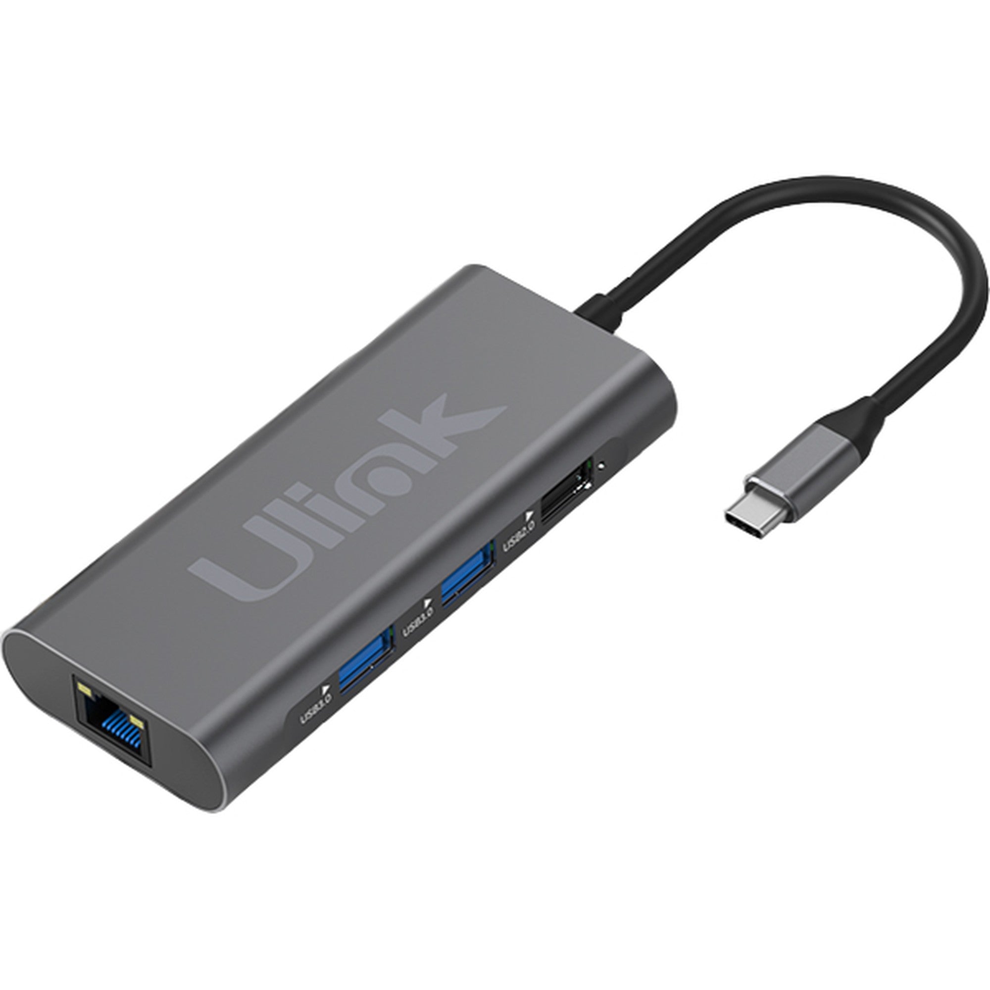 Adaptador Multipuerto USB C 8 en 1 Ulink Alta Calidad - adaptador multipuerto