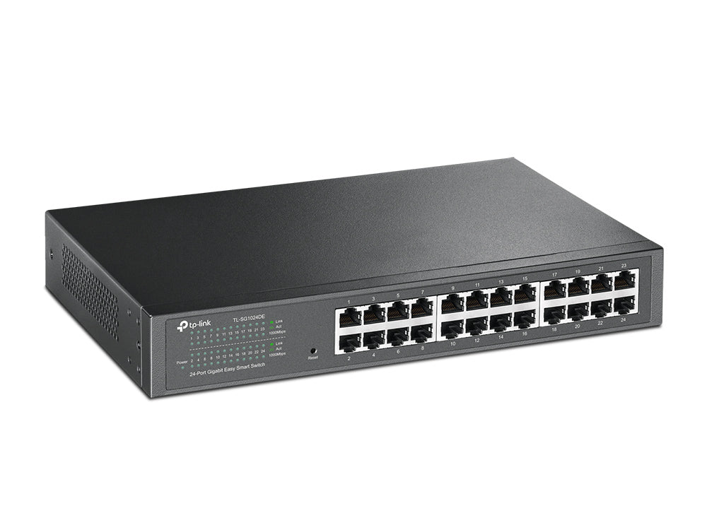 Switch 24 puertos Gigabit Easy Smart Rackeable y Escritorio