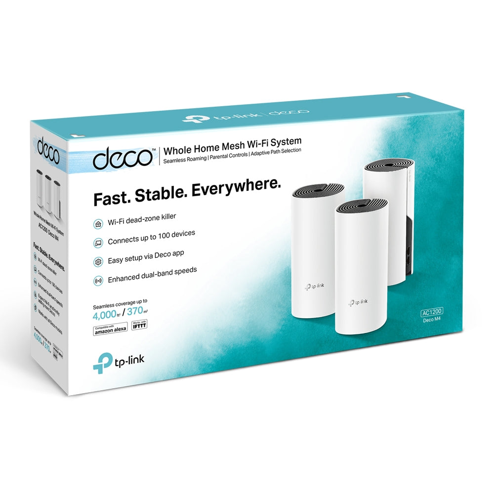 Router Repetidor Dual Band Wifi Mesh Deco M4 Pack X3 - utiliza innovador