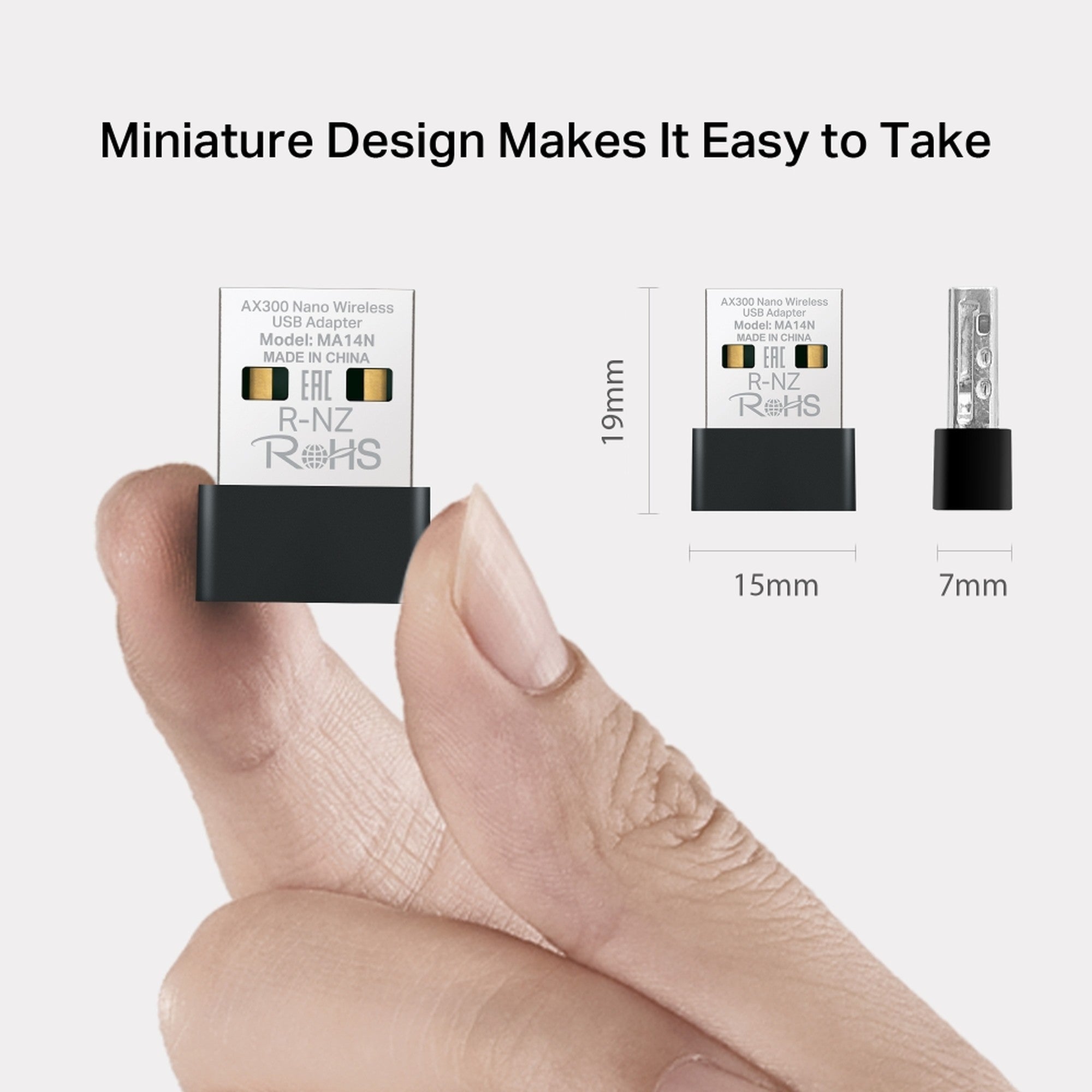 Adaptador USB Wifi 6 Nano AX300 MA14N - mercusys ma14n