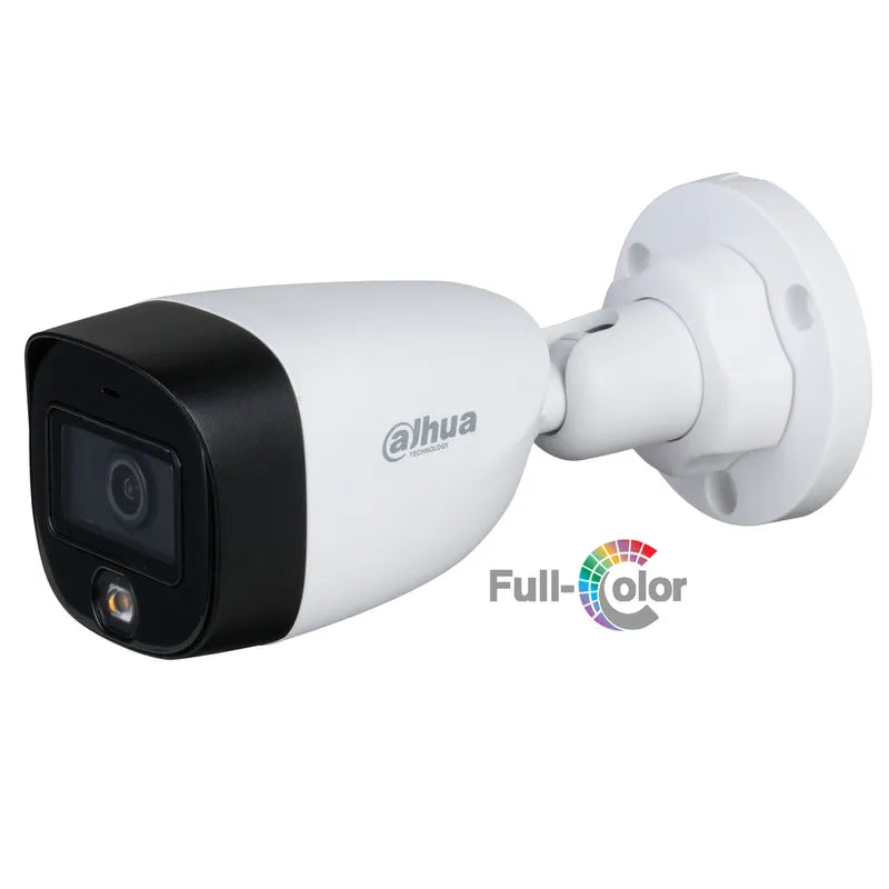 Camara Bullet Analoga Dahua 2MP Full Color LED 20M Exterior - modelo hfw1209cmn