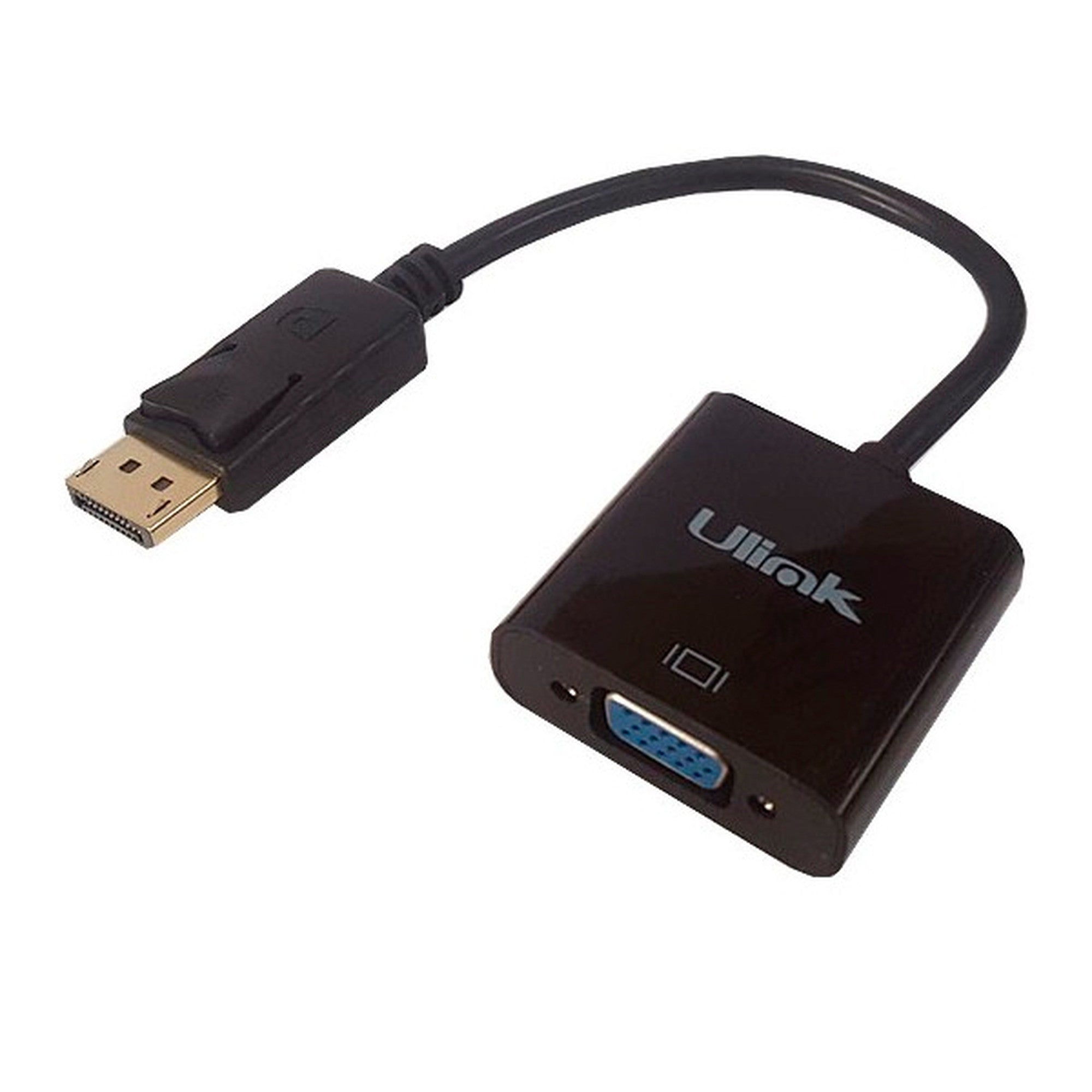 Adaptador Display Port Macho A VGA Hembra Ulink - adaptador video