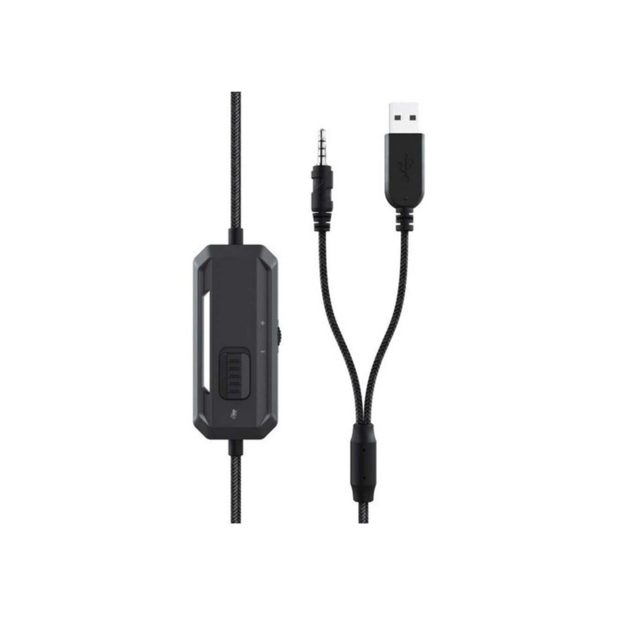 Audífonos Gamer Trust Gxt448 Nixxo Iluminado Usb - conector auriculares