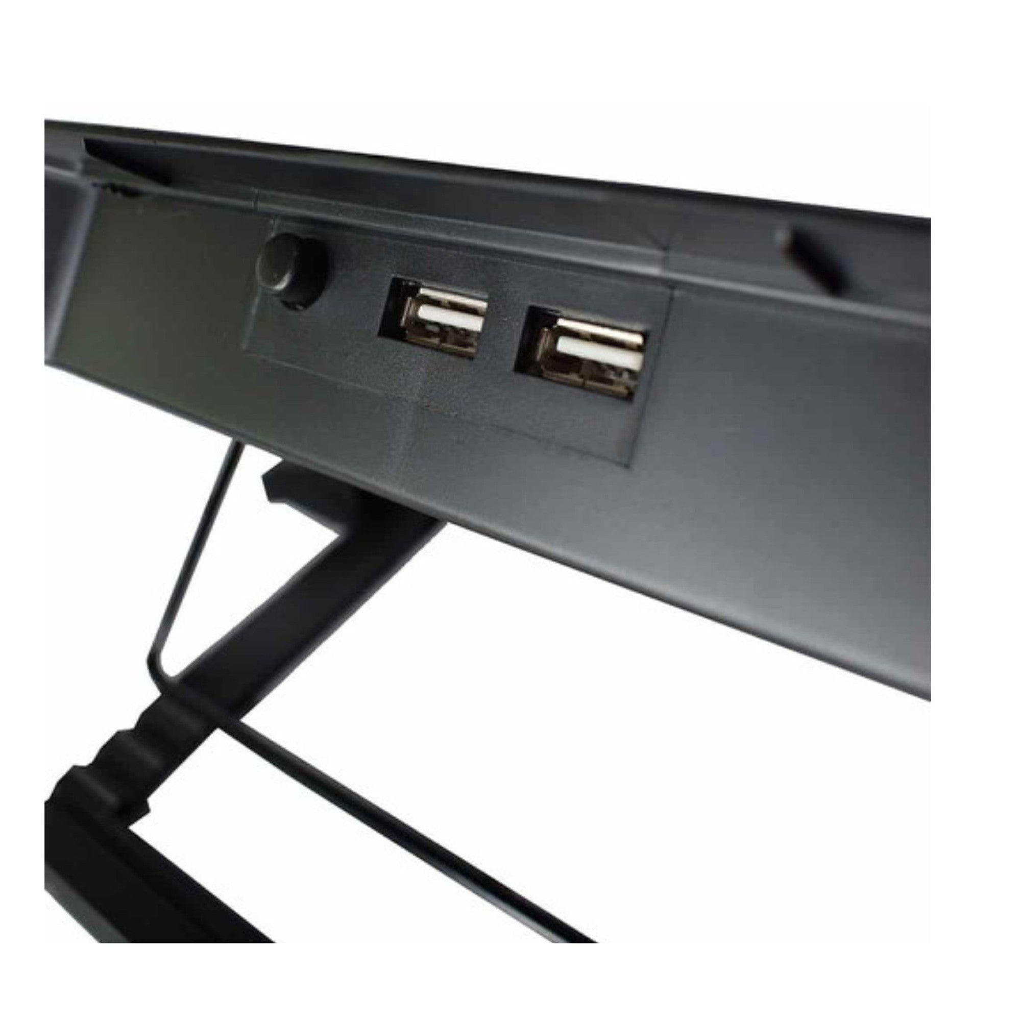 Base / Soporte / Cooler Para Notebook 12 -17 / 2 Ventilador Usb - doble capacidad