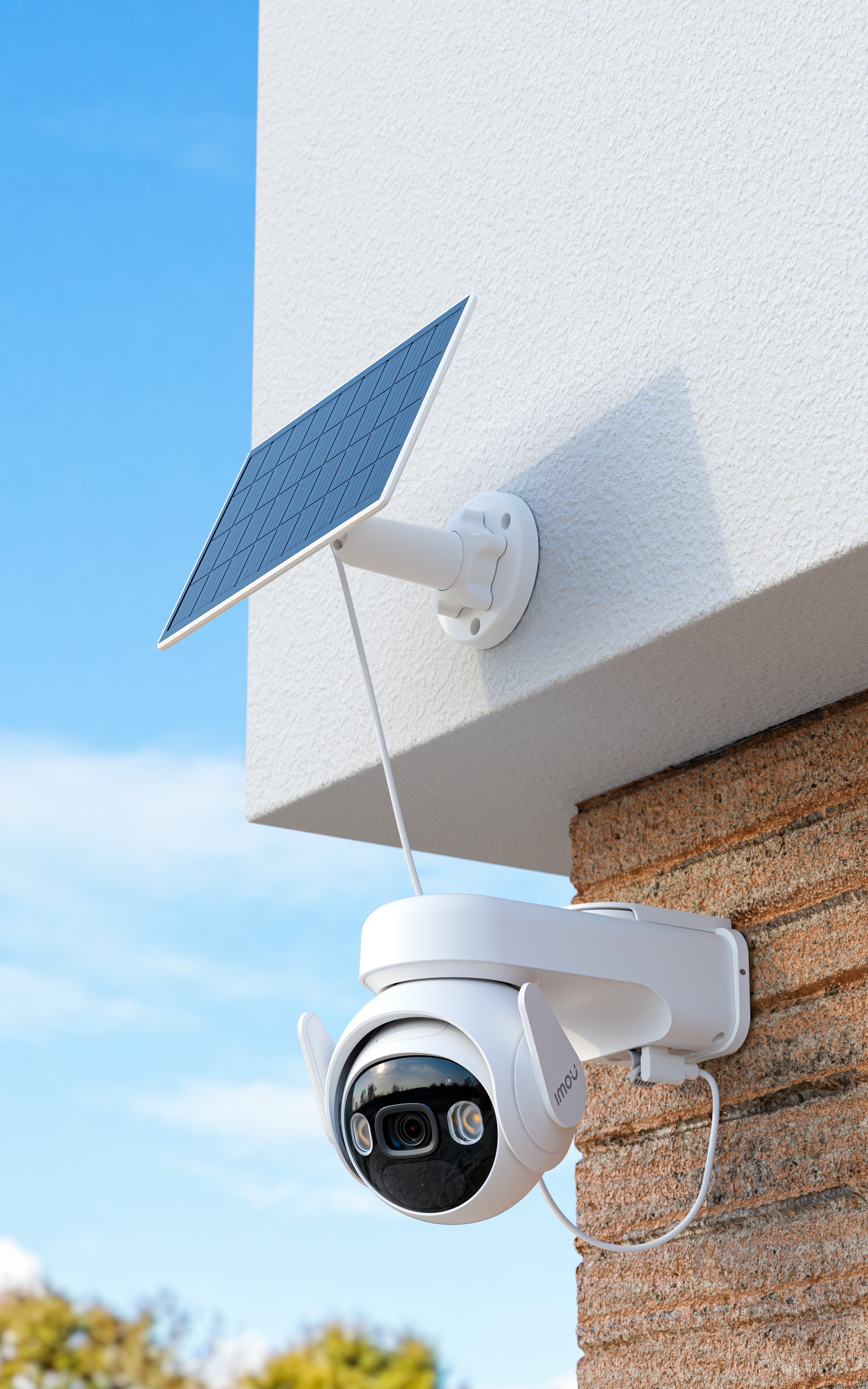 Camara Wifi Motorizada Kit con Panel Solar y Batería 3MP 2K - imou k9ecn