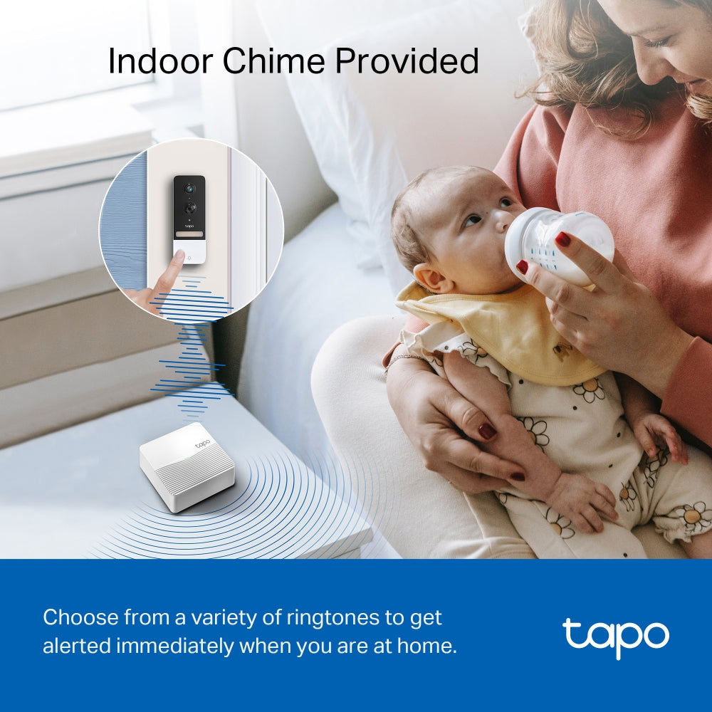 Timbre Inteligente con Vídeo y Batería Tapo D230S1 - videoportero tapo