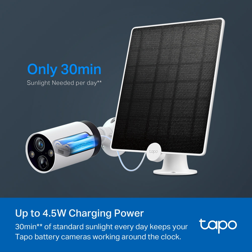 Panel Solar para Cámaras de Seguridad Tapo A200