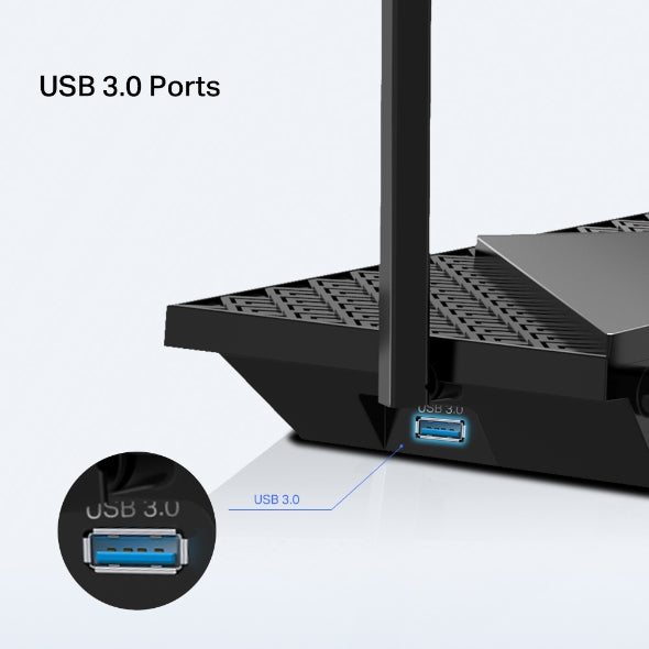 Router Wifi 6 Archer Ax72 Pro Onemesh Ax5400 Gigabit 2.5G Usb Cable