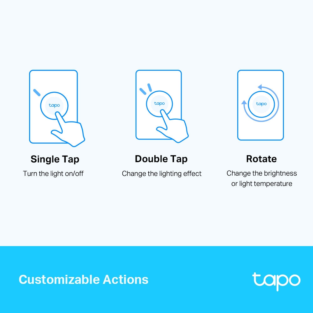Dimmer Interruptor de atenuación remoto Smart Tapo S200D