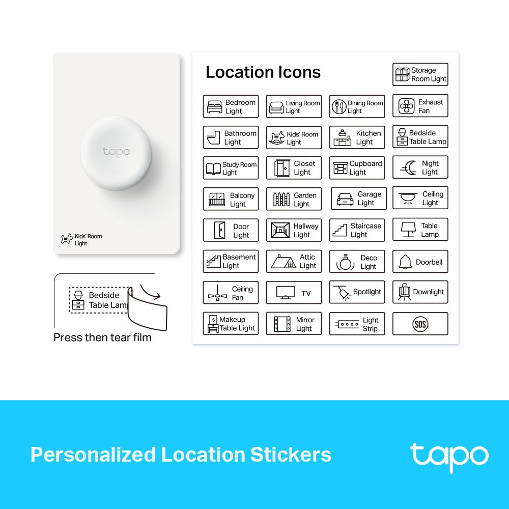 Dimmer Interruptor de atenuación remoto Smart Tapo S200D
