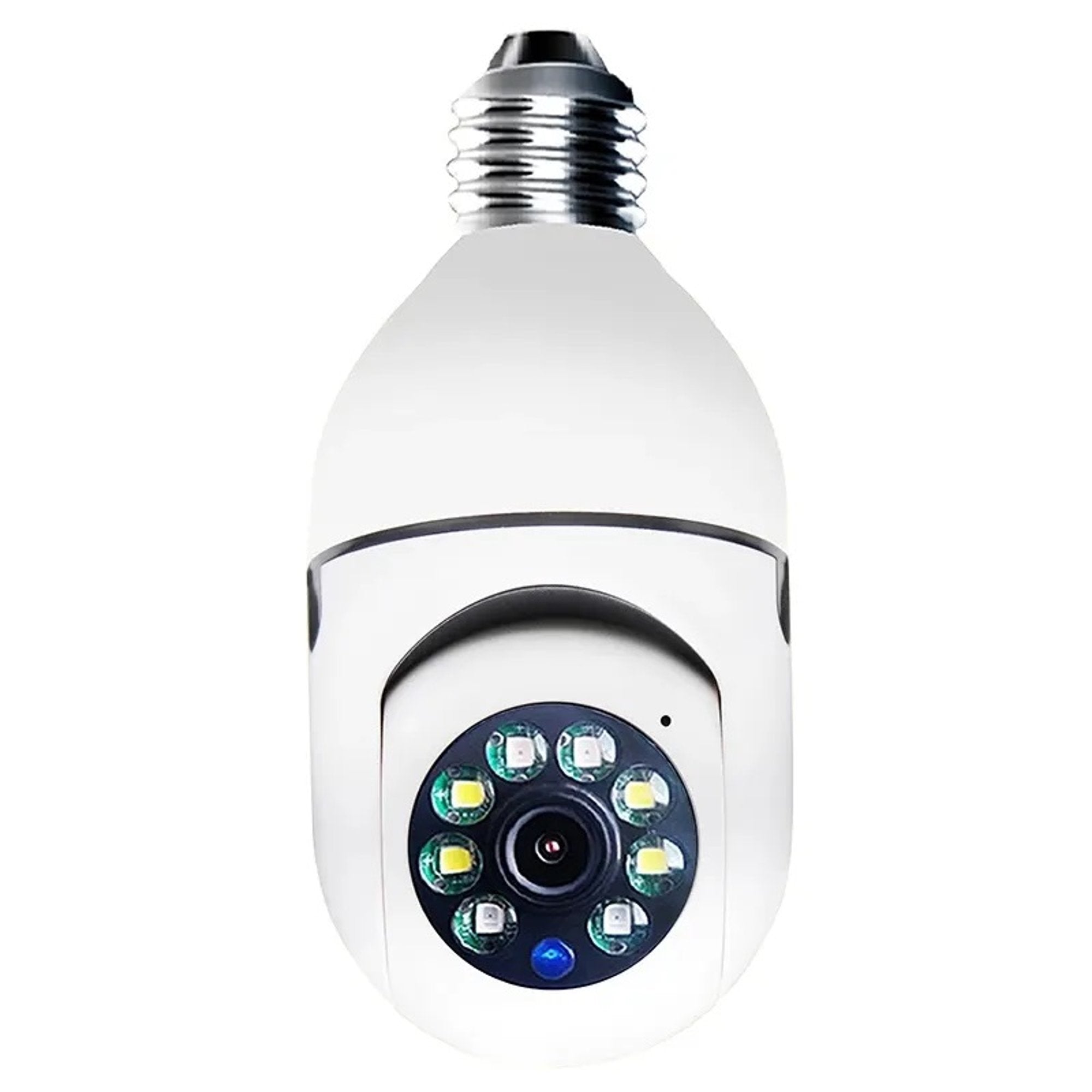 Camara de Seguridad WIFI Tipo Bombilla Motorizada E27 - descripción blanco