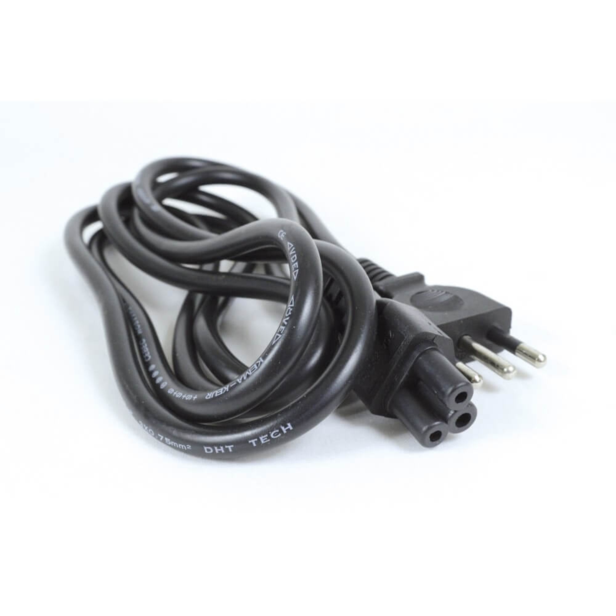 Cable de Poder Tipo Trebol de 1,5Mts - cable poder