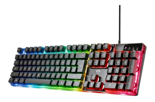Teclado Gaming Trust Gxt835 Azor Usb - teclado gaming