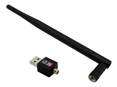 Adaptador Usb Wifi Para Pc Y Notebook Con Antena Desmontable - aplicación portátil