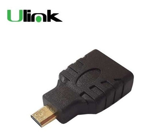 Adaptador Micro HDMI Macho A HDMI Hembra / Alta Calidad - adaptador convierte
