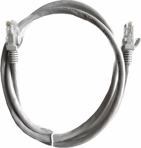 Cable De Red / Patch Cord Certificado Cat6 1 Mts Gris - solución perfecta